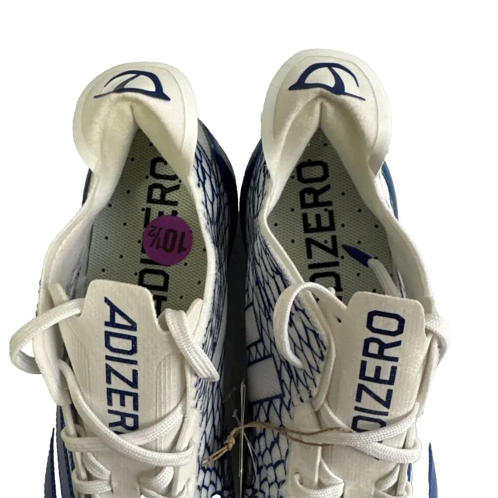 Adidas Adizero Electric II Football Cleats Blue White  IH8569 Men’s Size 10.5 - Picture 6 of 14